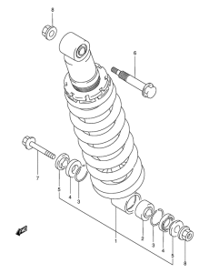 TS50 Задние амортизаторы