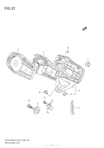 GSX-R600 Speedometer (Gsx-R600L3 E03)