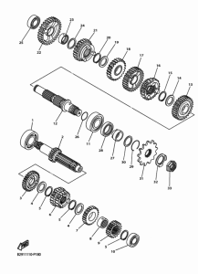 WR250F Трансмиссия