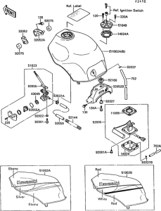 ZX1000 Fuel tank(1 / 2)(zx1000-b1)