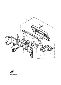 XC180 Габаритный задний фонарь