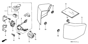 VT750C2 Боковая крышка