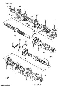 GV1400 Трансмиссия