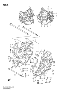 DL1000 Картер двигателя