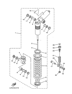 TZ125 Задняя подвеска
