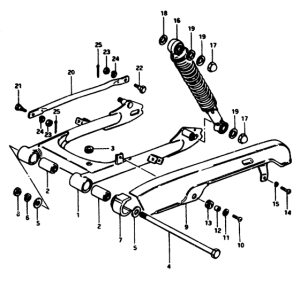 ZR50 Маятник задний