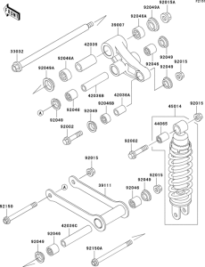 VN800 Подвеска  /  амортизатор
