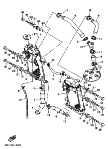WR250Z Radiator. hose