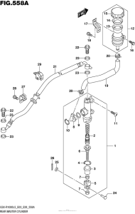GSX-R1000 Задний торм цилиндр