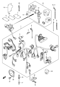 VL800 Жгут проводов