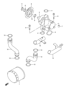 GSX750 Маслонасос