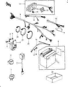 KZ650 Электрика