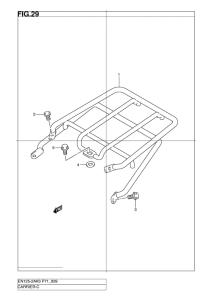 EN125 Багажник