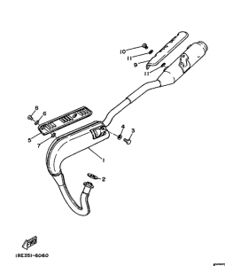 DT50MX Выхлопная система