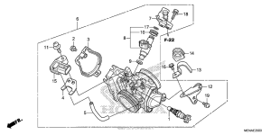  Корпус Дросселя