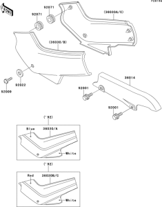 Side covers(1 / 2)(ex500-a6)