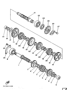 DT125LC Трансмиссия