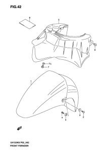 UH125 Переднее крыло