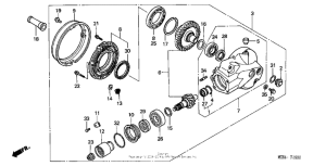 VTX1800F3 Редуктор