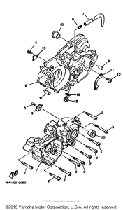  Картер двигателя