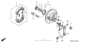 CH80 Передний тормоз