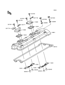 ZR750 Крышка головки цилиндров