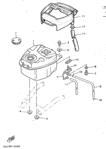 CW50 Топливный бак