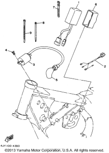 YZ125F1 Электрика