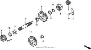 CR500R Кик стартер