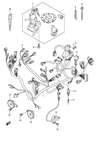 GSX1400 Жгут проводов