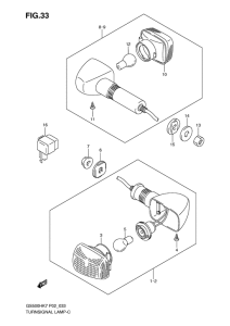 GS500 Поворотники
