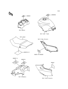 EX250 Наклейки
