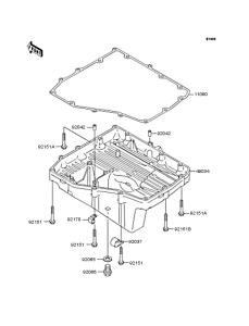 ZX1200 Маслянный поддон