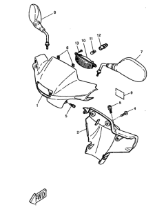 CW50RS Обтекатель 1