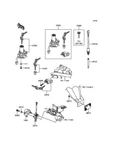 KLX250 イグニッションスイッチ