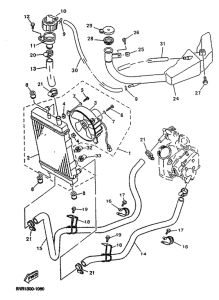 YP125D Radiator. hose