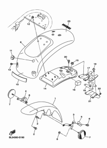XVS950XR-A (ABS) Крыло
