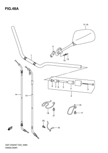 GSF1250S (ABS) Руль
