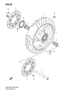 GSF1250S (ABS) Transom + tube
