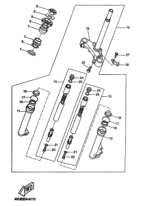 CW50 Передняя вилка