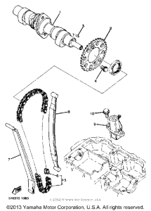 XS400SJ Цепь механизма газораспределения