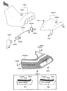 ZX600 Seat / seat cover
