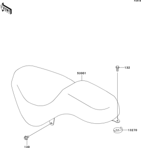 BN125 Сиденье