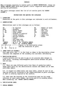 GS1000 Catalog preface