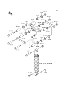 KDX125 Подвеска