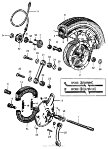 CA77 Переднее колесо
