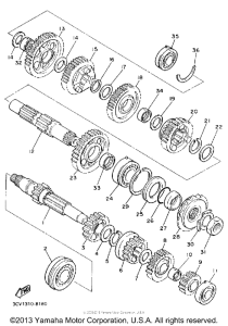 FJ1200D Трансмиссия