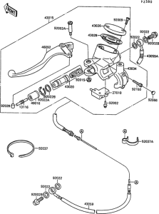 VN1500 Цилиндр сцепления