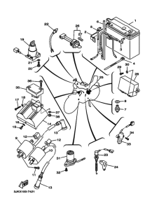 XV1100 XV1100K Equipo electrico