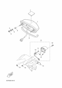 YZF-R125A Фонарь